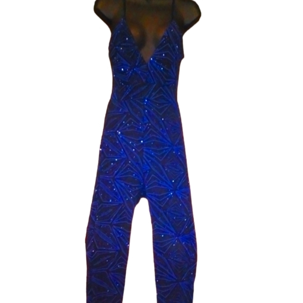 Sleeveless sequin body suit